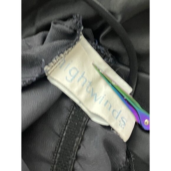 Vintage Nightwinds Women's XS Black Long Nightgown Full Length Nylon Rayon Blend - Picture 10 of 11